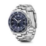 Victorinox Maverick Large 43mm Blue Dial Unidirectional Bezel Swiss Quartz Men's Watch